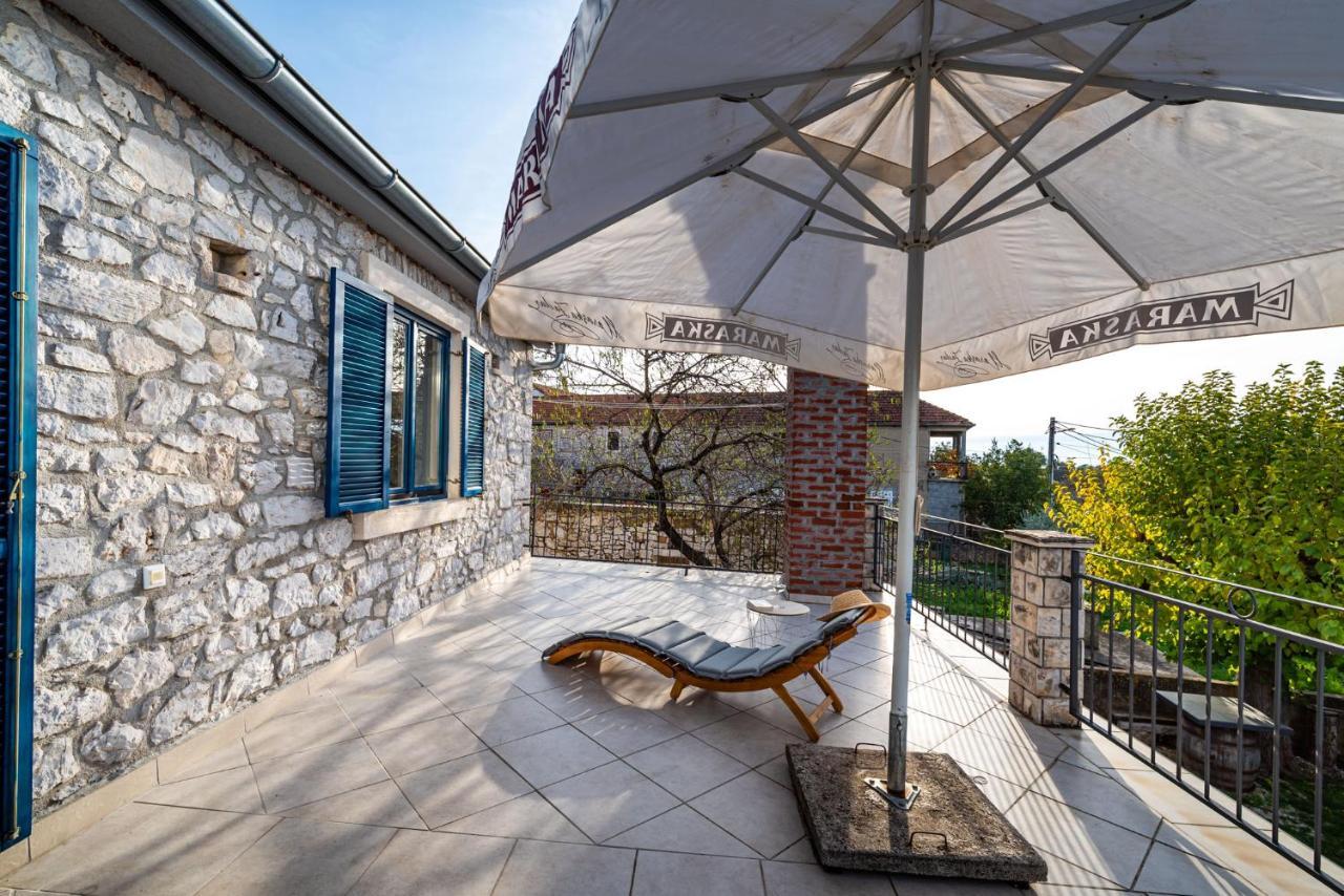 Ferienhaus Kuca Marija - Traditionelles Steinhaus Bei Zadar Debeljak Dış mekan fotoğraf